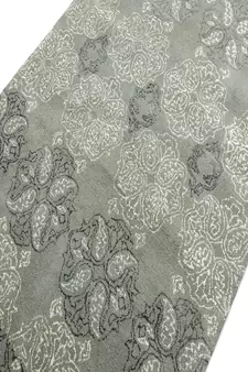 Ice Blue Wool & Viscose Serendipity 4x6 Feet  Hand-Tufted by Saraswati Global