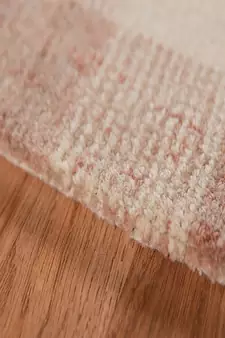 Rose Gold Wool Tartan 3.6X5.6 Feet  Hand-Tufted by Saraswati Global
