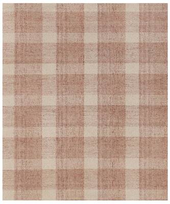 Rose Gold Wool Tartan 3.6X5.6 Feet  Hand-Tufted by Saraswati Global 6