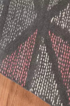 Peach Wool Vector 7.6x9.6 Feet  Hand-Tufted by Saraswati Global