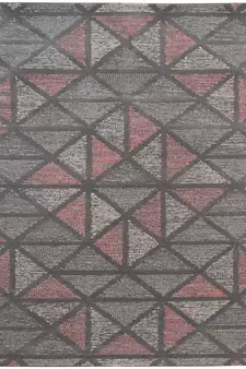 Peach Wool Vector 7.6x9.6 Feet  Hand-Tufted by Saraswati Global