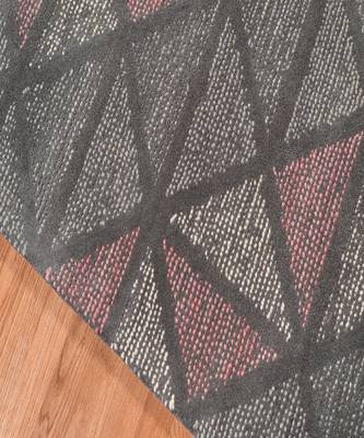 Peach Wool Vector 7.6x9.6 Feet  Hand-Tufted by Saraswati Global 7