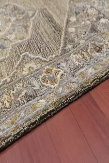 Camel Woolviscose Vestige 3.6X5.6 Feet  Hand-Tufted by Saraswati Global