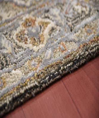 Camel Woolviscose Vestige 3.6X5.6 Feet  Hand-Tufted by Saraswati Global 5