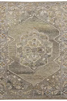 Camel Woolviscose Vestige 3.6X5.6 Feet  Hand-Tufted by Saraswati Global