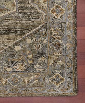 Camel Woolviscose Vestige 3.6X5.6 Feet  Hand-Tufted by Saraswati Global 7