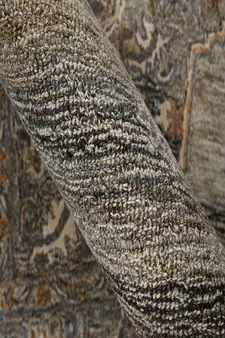 Camel Woolviscose Vestige 5X7.6 Feet  Hand-Tufted by Saraswati Global
