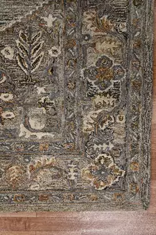 Camel Woolviscose Vestige 5X7.6 Feet  Hand-Tufted by Saraswati Global