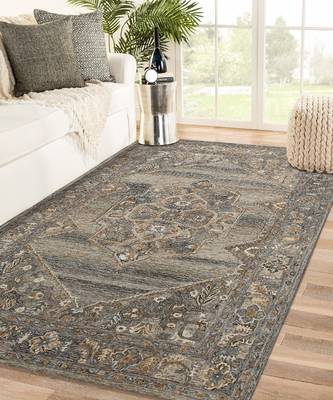 Camel Woolviscose Vestige 5X7.6 Feet  Hand-Tufted by Saraswati Global 1