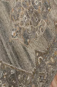 Camel Woolviscose Vestige 5X7.6 Feet  Hand-Tufted by Saraswati Global