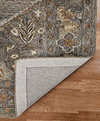 Camel Woolviscose Vestige 5X7.6 Feet  Hand-Tufted by Saraswati Global 7