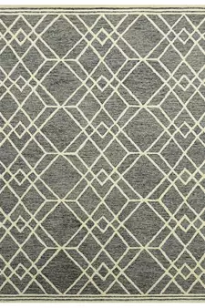 Gray Woolcotton Vista 4x6 Feet  Hand-Tufted by Saraswati Global