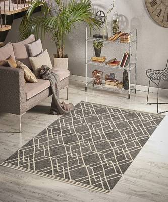Khaki Woolcotton Vista 4x6 Feet  Hand-Tufted by Saraswati Global 1