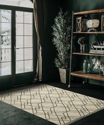 Ivory Woolcotton Vista 4x6 Feet  Hand-Tufted by Saraswati Global 1