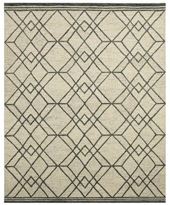 Ivory Woolcotton Vista 5x8 Feet  Hand-Tufted by Saraswati Global 7