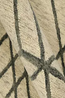 Ivory Woolcotton Vista 8X10 Feet  Hand-Tufted by Saraswati Global