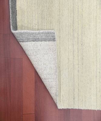 Ivory Blended  Wool Blend 3X5 Feet  Hand-Woven by Saraswati Global 3