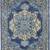 STEEL BLUE Wool BOHO 7.6X9.6 Feet  Hand-Tufted by Saraswati Global