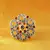 Ring  With Adjustable Gold Platted Stone Meenakari Cz Ad Moti Pearl Polki Kundun