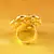 Ring  With Adjustable Gold Platted Stone Meenakari Cz Ad Moti Pearl Polki Kundun