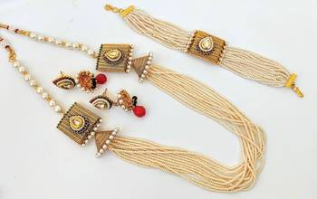 White necklaces 1