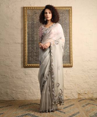 Smoke Saree Set 1