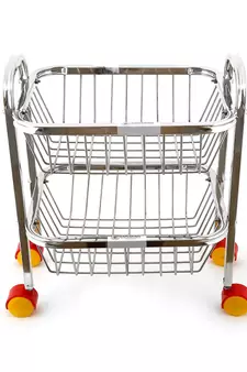 Fruit &  Kitchen Trolley with wheels Fruit Basket  Basket Onion Potato Rack for Kitchen Stand for Kitchen  items (3