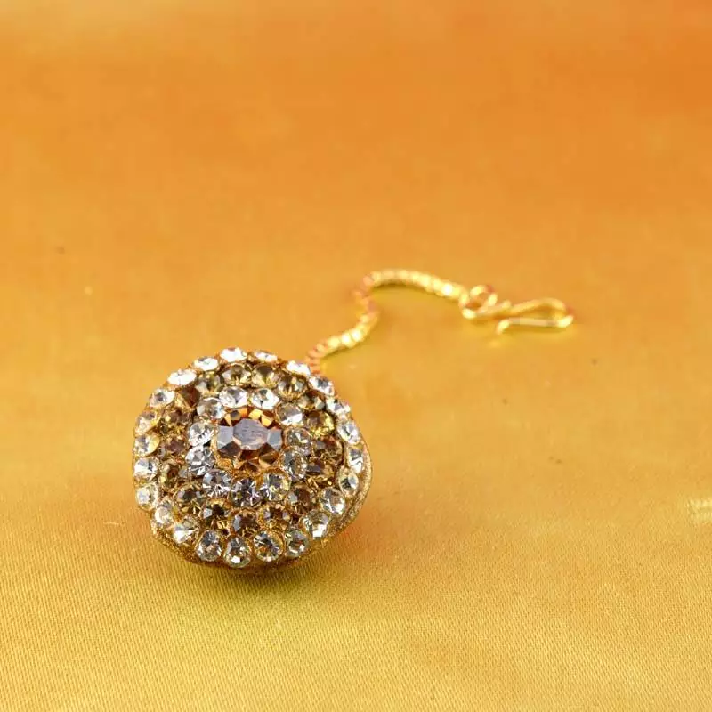 Rajasthani lakh borla mang tika stone
