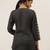 Grey embroidered viscose rayon cotton-tops