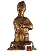 Swami Vivekanand Idol In Copper/Aluminium (24 cm) (1 Pc)