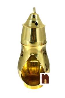 Brass Kapoor | Camphor Diffuser Lamp With Brass Diya (15 Cms)