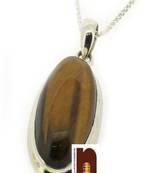 Tiger's Eye Gemstone Pendant (1 Pc)