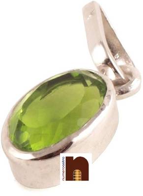 Peridot Gemstone Pendant In White Metal With Lab Certificate (66.5 Ct Approx) (1 Pc) 1