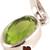 Peridot Gemstone Pendant In White Metal With Lab Certificate (66.5 Ct Approx) (1 Pc)