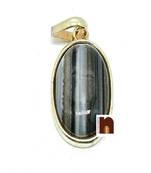 Sulemani Hakik | Black Agate Stone Pendant (1 Pc)