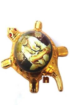 Sidh Shri Sai Baba Yantra On Turtle/Tortoise (Small) (11 Cms) (1 Pc)