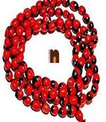 Lal Gunja | Red Chirmi Beads Mala (Premium Quality) (108+1) Beads (1 Pc)
