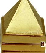 Vastu Pyramid Yantra In Ashtadhatu For Vastu Correction (4 Cms) (1 Set)