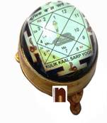 Kaal Sarp Yantra In Brass Table Top Yantra (8 Cms) (1 Pc)