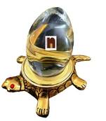 Tortoise | Turtle | Kachua with Crystal Shivling in Oxidized Metal for Good Luck (1 Pc)