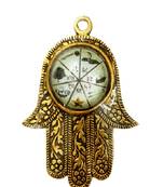 Shri Sarv Karya Sidhi Hand Shape Yantra Wall Hanging (14 Cms) (1 Pc)