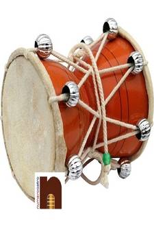 Lord Shiva Wooden Damru For Puja (Small) (8 Cms) (1 Pc)