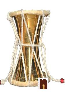 Brass Damru | Damroo |Shiva Damru for Puja (12 Cms) (Big ) (1 Pc)