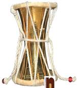 Brass Damru | Damroo |Shiva Damru for Puja (12 Cms) (Big ) (1 Pc)