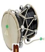 Lord Shiva Wooden Dumru/Dumroo For Puja/Puja Ghar (12 Cms) (1 Pc)