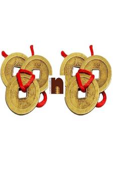 Feng Shui Lucky Coins (Set Of 3) (2.5 Cms) (2 Pcs)