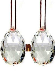 Feng Shui Crystal Clear Ball (Set Of 2)  4 cm