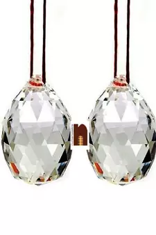 Feng Shui Crystal Clear Ball (Set Of 2)  4 cm