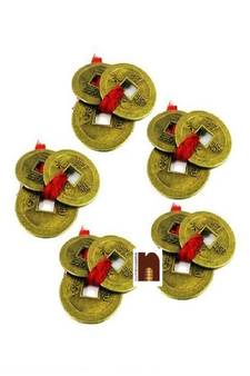 Feng Shui Lucky Coins (Set Of 3) (2.5 Cms) (5 Pcs)