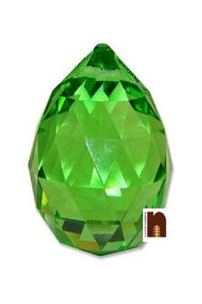Feng Shui Crystal Ball  (Green) (4 Cms.) (1 Pc)